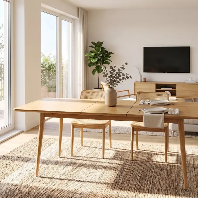 Mesa Expandible Rectangular Zeus 160x90cm ~ 200x90cm 4