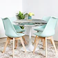 Comedor Mesa Tulip Marmol Stone 100cms + 4 Sillas Tulip - Miniatura 1