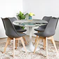 Comedor Mesa Tulip Marmol Stone 100cms + 4 Sillas Tulip - Miniatura 3