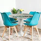 Comedor Mesa Tulip Marmol Stone 100cms + 4 Sillas Tulip - Miniatura 7