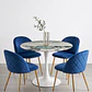 Comedor Mesa Tulip Marmol Stone 100cms + 4 Sillas Bread Gold - Miniatura 5