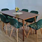 Comedor Mesa Vema 140x80cms  + 6 Sillas Mariposa Velvet - Miniatura 9