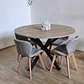 Comedor Warwick Rustica 120cm + 4 Sillas Mariposa Velvet - Miniatura 7