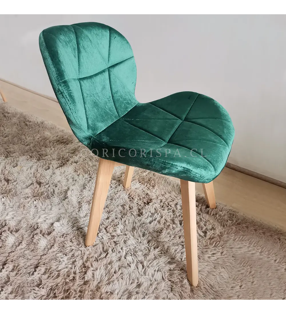 Comedor Mesa Tulip Stone Negra 100cms + 4 Sillas Mariposa Velvet