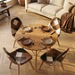Comedor Eames Wood 100cms + 4 Sillas Patchwork Davinci - Miniatura 5