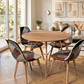 Comedor Eames Wood 100cms + 4 Sillas Patchwork Davinci - Miniatura 1