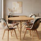 Comedor Eames Wood 100cms + 4 Sillas Patchwork Davinci - Miniatura 6