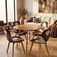 Comedor Eames Wood 100cms + 4 Sillas Patchwork Davinci - Miniatura 8