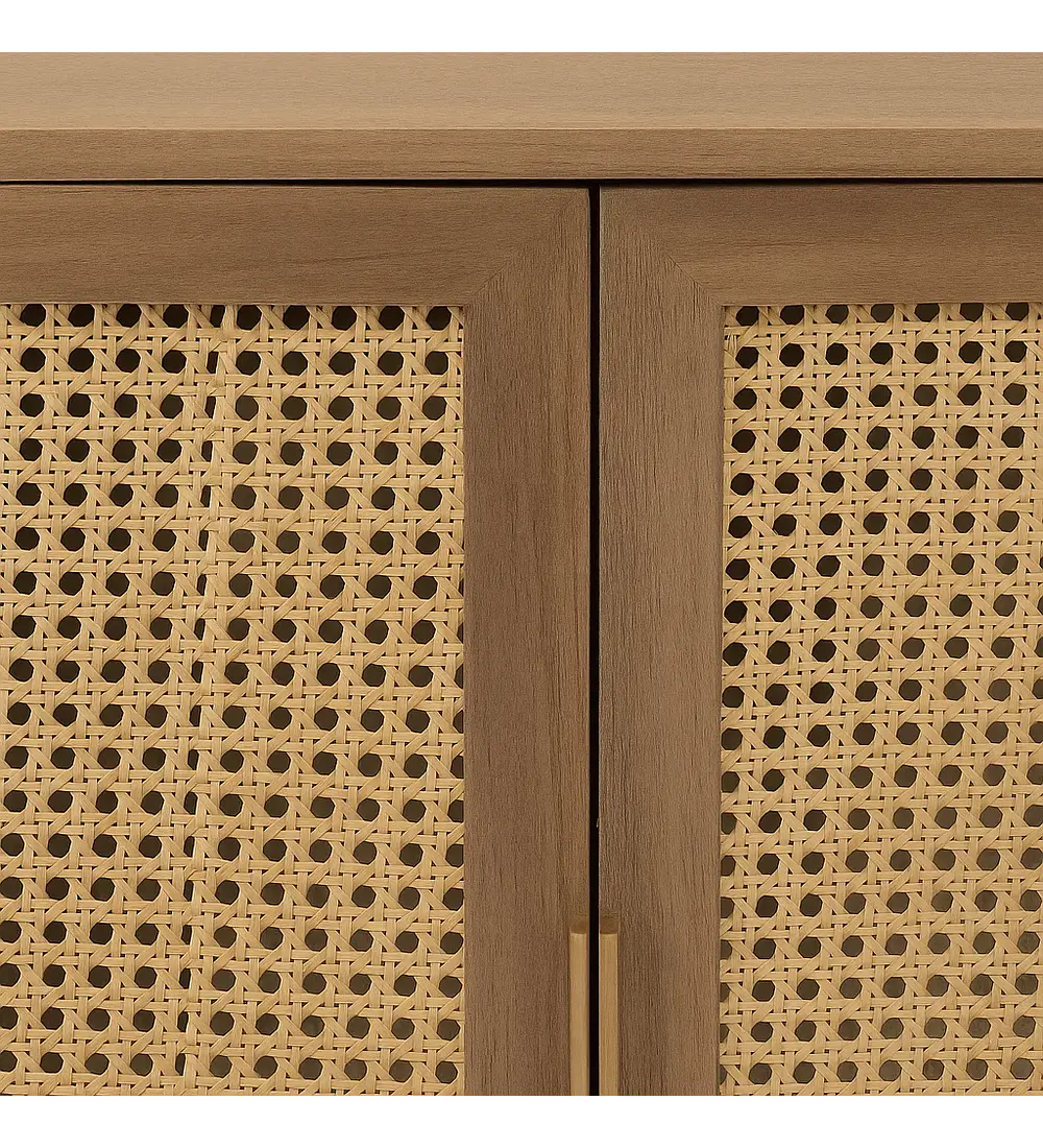 Cómoda Siena Rattan - Natural