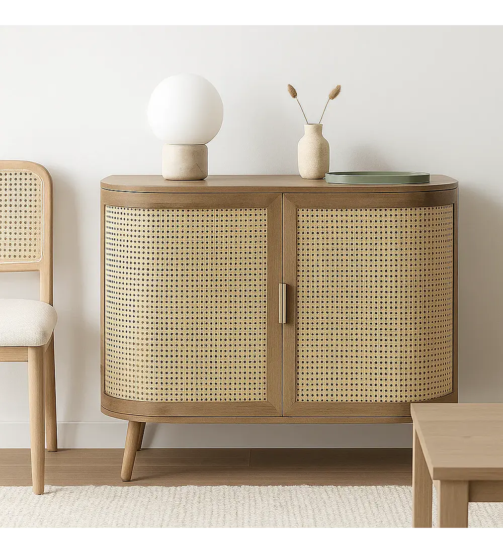 Cómoda Siena Rattan - Natural