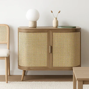 Cómoda Siena Rattan - Natural