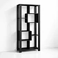 Estantería Prisma Noir Librero Geométrico Moderno - Negro - Miniatura 1