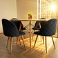 Comedor Mesa Wood 100cm + 4 Sillas Bread Lino Wood - Miniatura 11