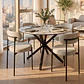 Mesa Warwick Stone 100cms + 4 Sillas Arpi Elara - Miniatura 1