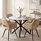 Mesa Warwick Stone 120cms + 4 Sillas Boston Vintage - Miniatura 1