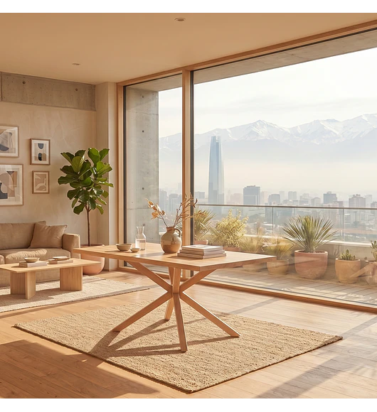 Mesa Madrid Rectangular Wood