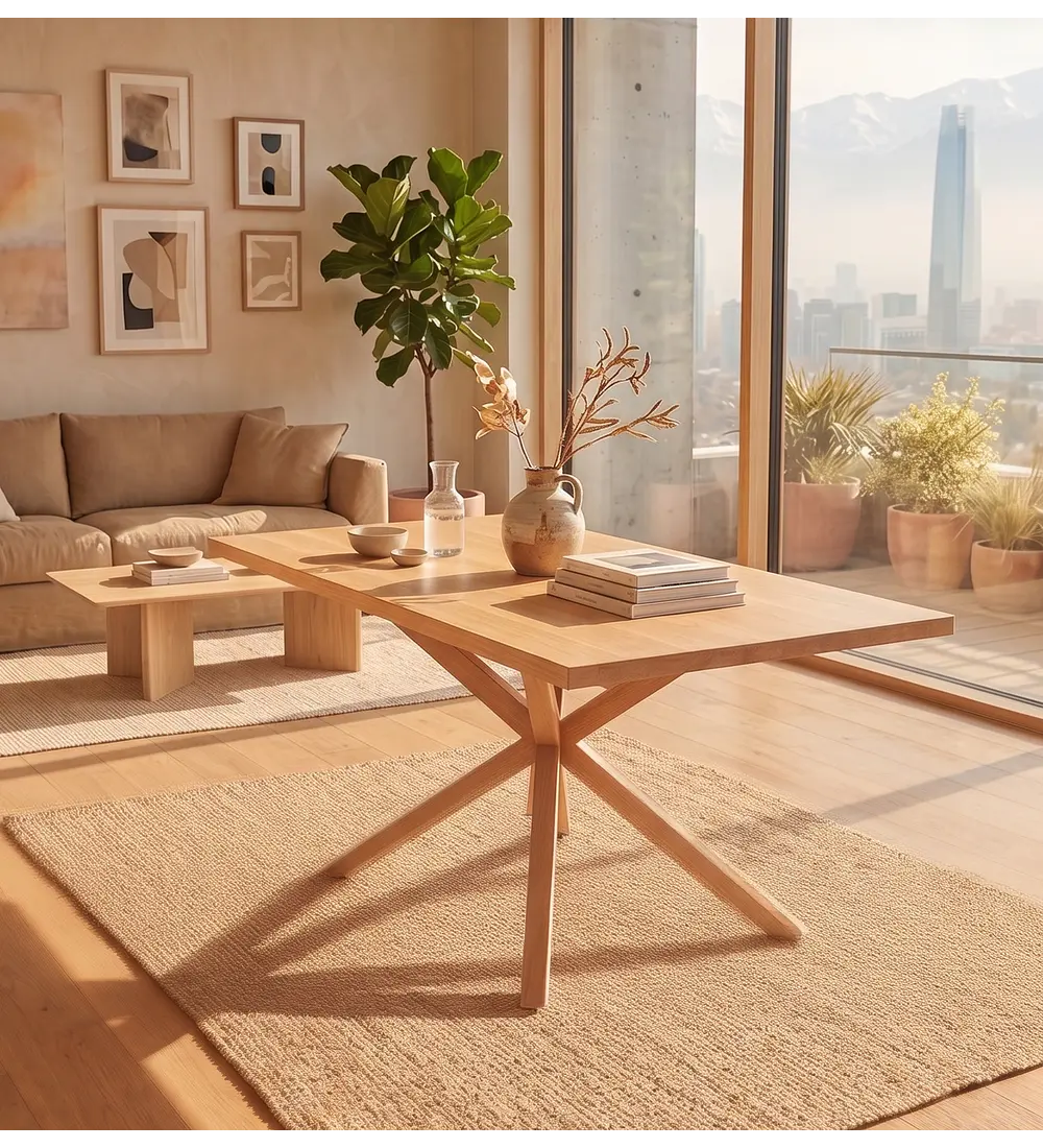 Mesa Madrid Rectangular Wood