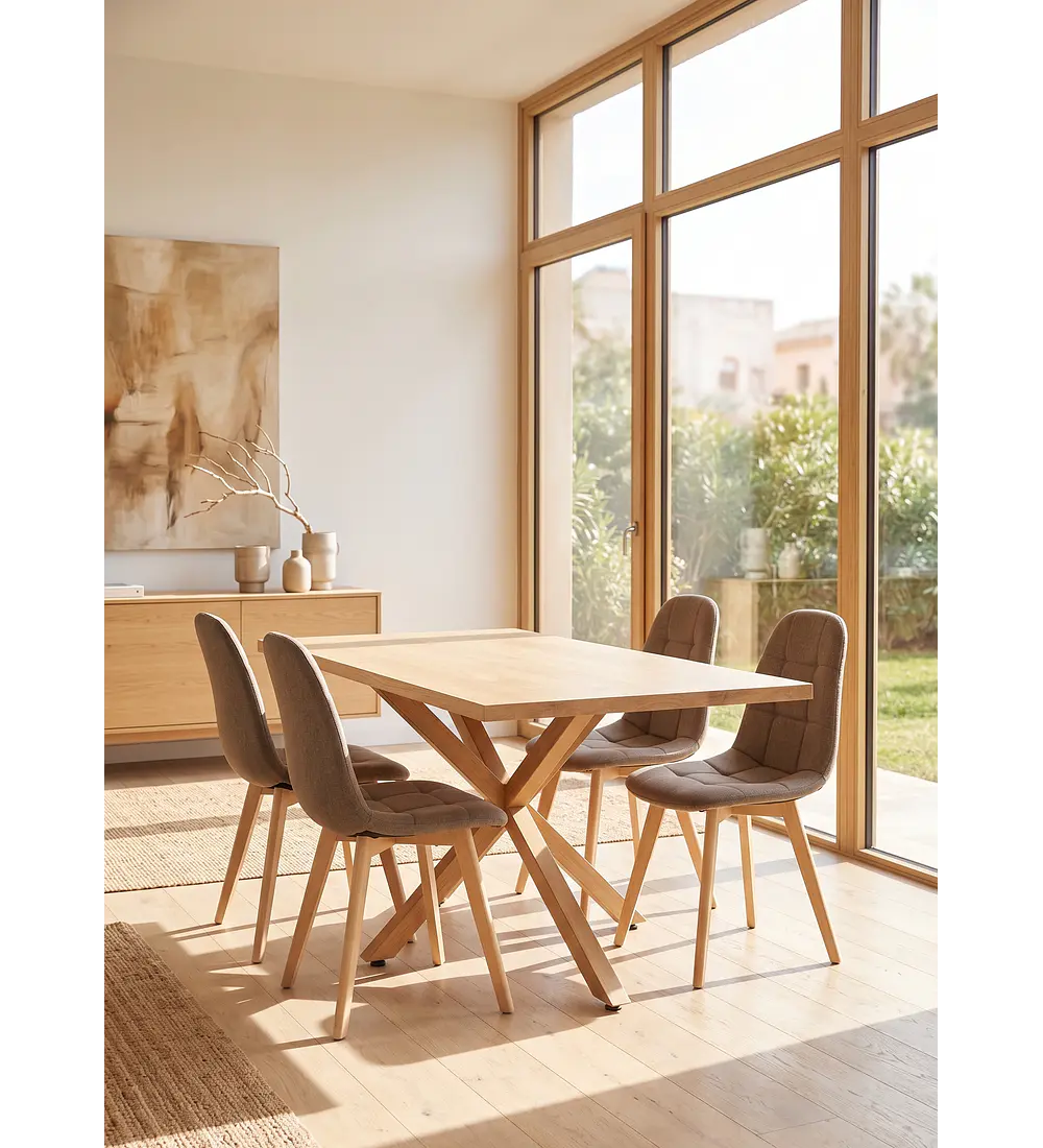 Mesa Madrid Rectangular Wood