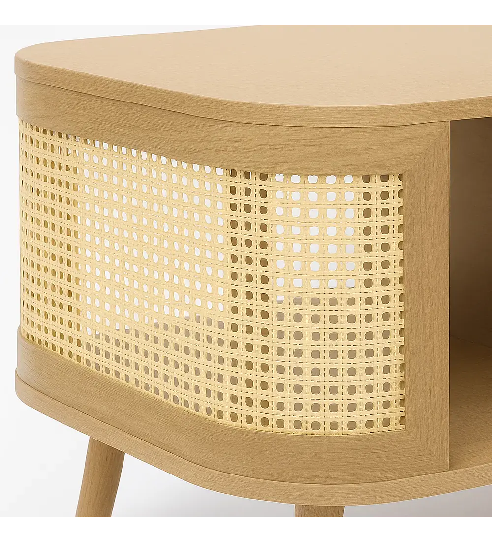 Mesa de Centro Siena Rattan - Natural