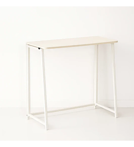 Escritorio Flex Compacto Mdf - Natural Blanca