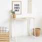 Escritorio Flex Compacto Mdf - Natural Blanca - Miniatura 2