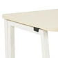 Escritorio Flex Compacto Mdf - Natural Blanca - Miniatura 4
