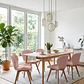 Comedor Mesa Vema 140x80cms + 6 Sillas Mariposa Ecocuero Wood - Miniatura 16