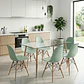 Comedor Rubi 120x80cms  + 6 Sillas Eames - Miniatura 3