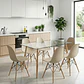 Comedor Rubi 120x80cms  + 6 Sillas Eames - Miniatura 5