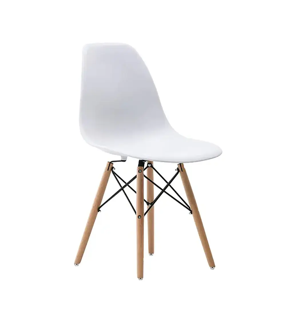 Comedor Rubi 120x80cms  + 6 Sillas Eames
