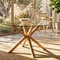 Comedor Warwick 120cm + 4 Silla Burgos de Cuero - Miniatura 2