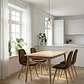 Comedor Mesa Vema 140x80cms + 4 Sillas Capitonne Velvet - Miniatura 2