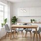 Comedor Mesa Vema 140x80cms + 4 Sillas Capitonne Velvet - Miniatura 3