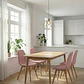 Comedor Mesa Vema 140x80cms + 4 Sillas Capitonne Velvet - Miniatura 5