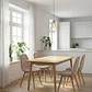 Comedor Mesa Vema 140x80cms + 4 Sillas Capitonne Velvet - Miniatura 6