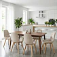 Comedor Mesa Vema 140x80cms + 6 Sillas Capitonne Velvet - Miniatura 2