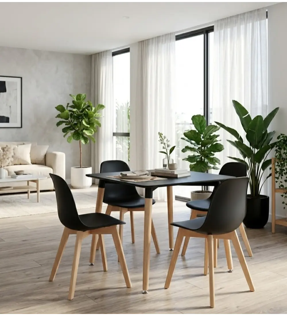 Mesa Melamina Cuadrada 80x80cms