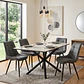 Comedor Madrid Stone 140x80cm + 4 Sillas Arpi Smoke Black - Miniatura 5