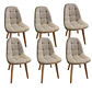 Comedor Madrid Stone 140x80cms + 6 Sillas Capitonne Lino - Miniatura 4