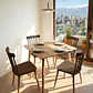 Comedor Mesa Cuadrada Melamina 80cms x 80cms + 4 Sillas Windsor - Miniatura 16