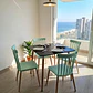 Comedor Mesa Cuadrada Melamina 80cms x 80cms + 4 Sillas Windsor - Miniatura 19