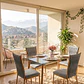 Comedor Rubi  120x80cm + 4 Sillas King Velvet Gold - Miniatura 3