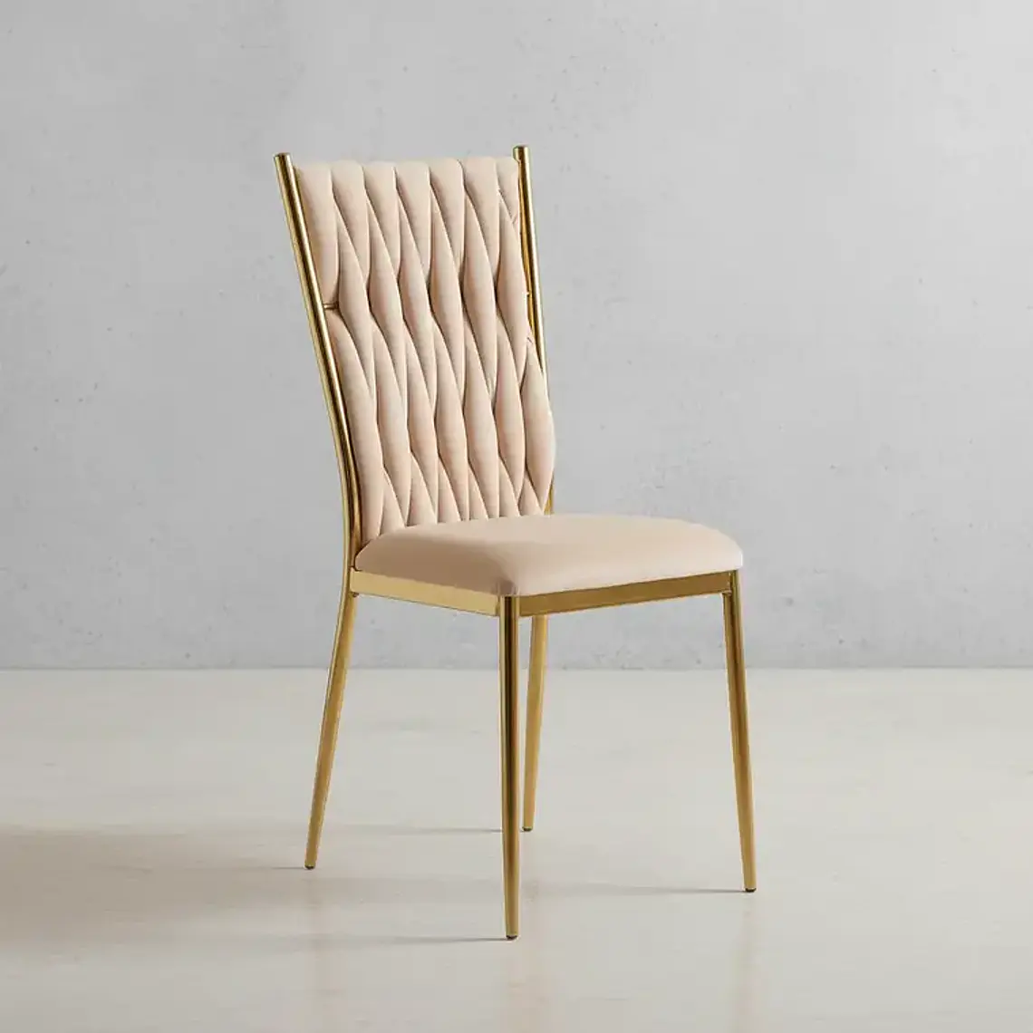 Comedor Rubi  120x80cm + 4 Sillas King Velvet Gold 6