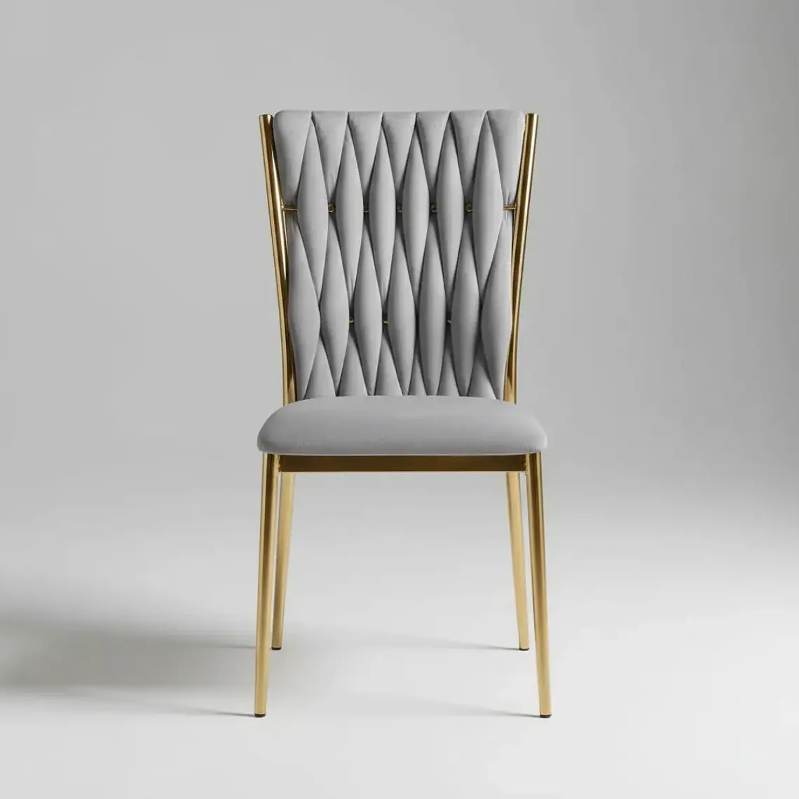 Comedor Rubi  120x80cm + 4 Sillas King Velvet Gold 8