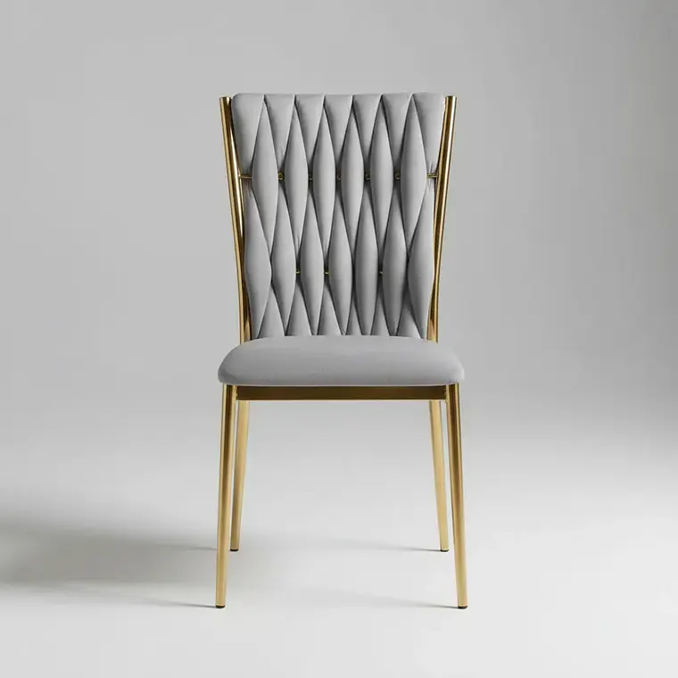 Comedor Rubi  120x80cm + 4 Sillas King Velvet Gold 8