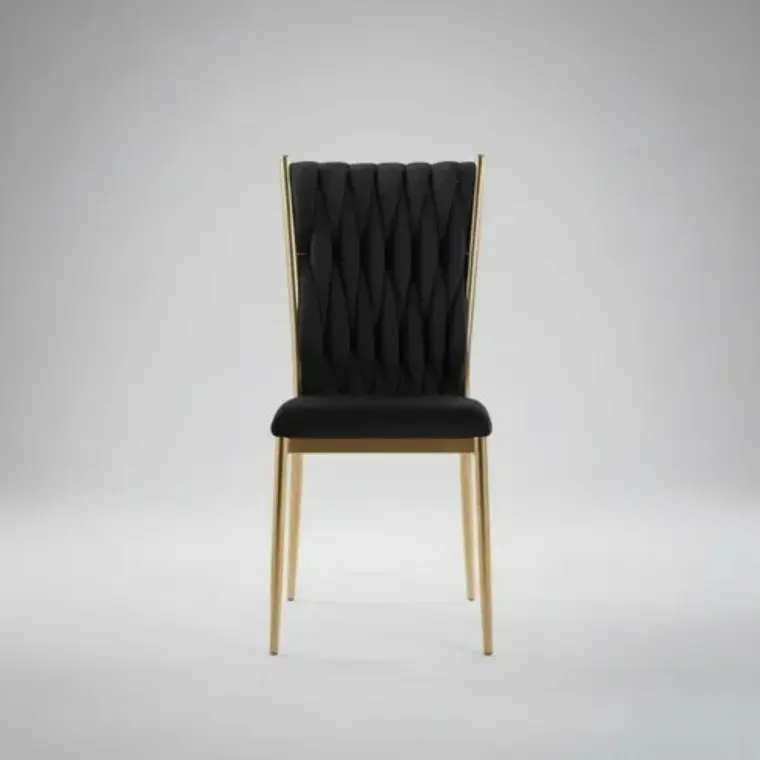 Comedor Rubi  120x80cm + 4 Sillas King Velvet Gold 9