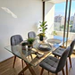 Comedor Medlock 140 x 90cm + 4 Sillas Capitonne Lino - Miniatura 6