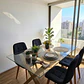 Comedor Medlock 140 x 90cm + 4 Sillas Capitonne Lino - Miniatura 8