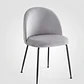 Comedor Madrid Stone 140x80cm + 4 Sillas Bread Velvet Black - Miniatura 10