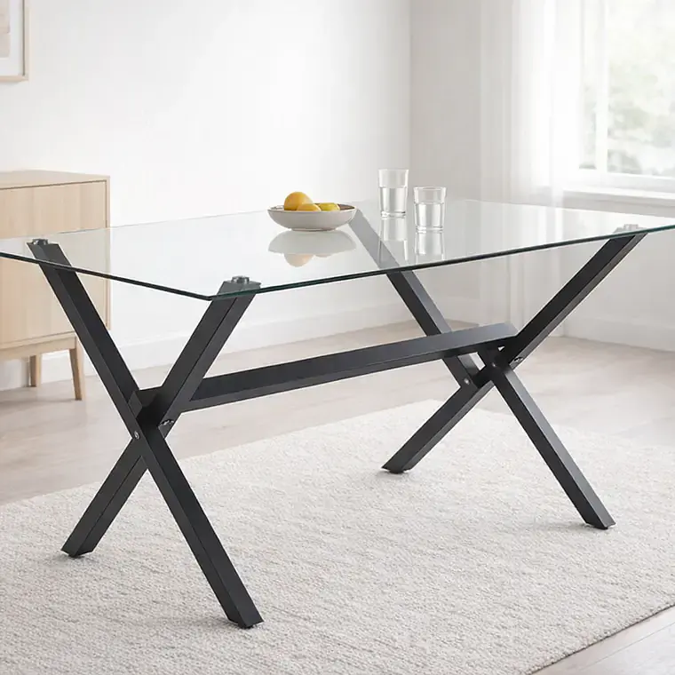 Comedor Medlock Black 140x90cm + 4 Sillas Scoop Ecocuero Vintage Black 4